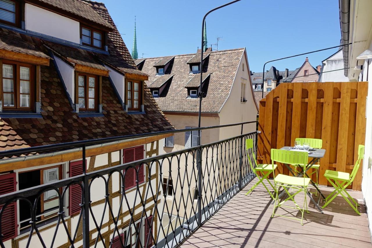 L'Appart Du Quai Avec Terrasse Strazburg Dış mekan fotoğraf